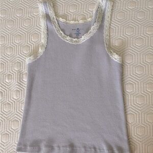 brandy meville lace tank top